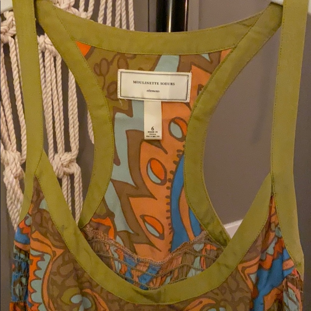 Patterned Halter Dress. - Picture 5 of 6